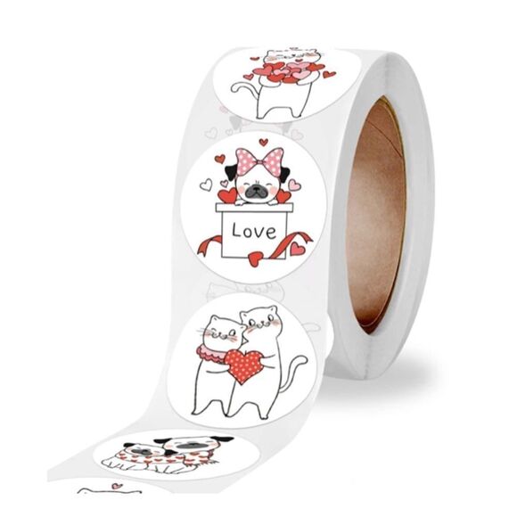 500 Cartoon Animals Stickers - Picture 1 of 4